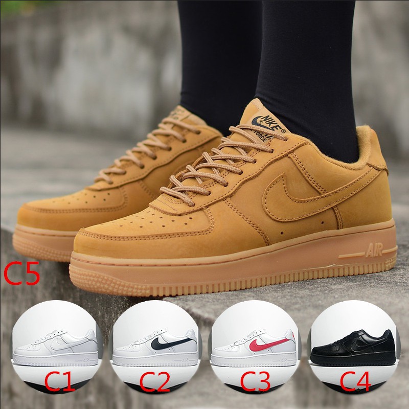 wheat air force 1 low men's