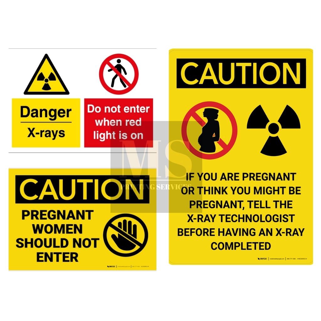 XRay Room Signages (Laminated A4 Size) Shopee Philippines