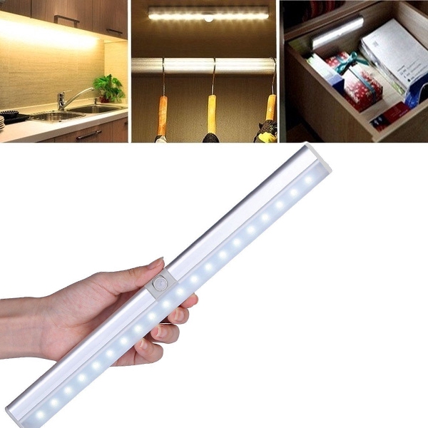 USB Rechargeable PIR Motion Sensor Light / 10 LED,20 Leds Bulbs