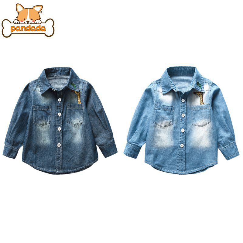 denim kids shirt