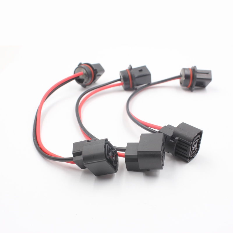 Rockeybright 2pcs P13W 5502 extension wiring harness for headlight fog