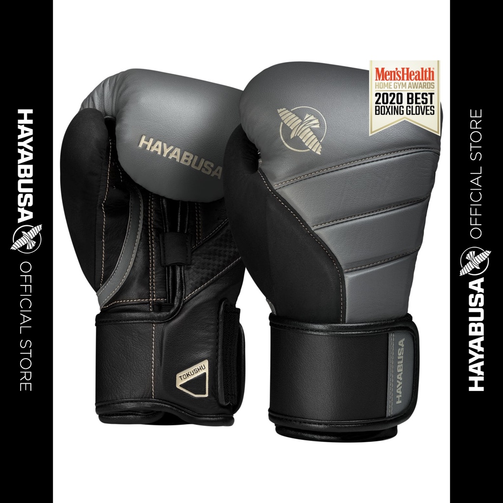 HAYABUSA T3 Boxing Gloves Charcoal Black (BEST BOXING GLOVES in THE ...