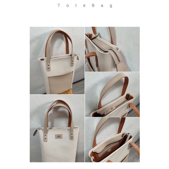 Tote Bag synthetic leather good for laptop Shopee Philippines
