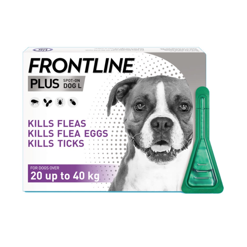 [AUTHENTIC] Frontline Plus Spot On Flea & Tick for Dogs [Up to 10kg, 10-20kg, 20-40kg] #3