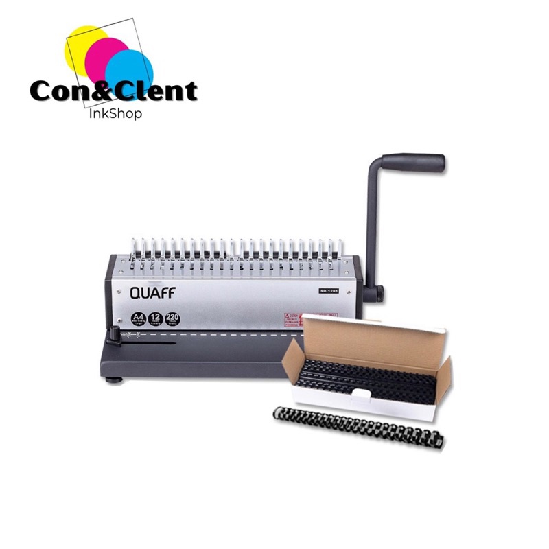 Quaff binding machine Sd2101 A4 size Free 10pcs plastic binder (a4