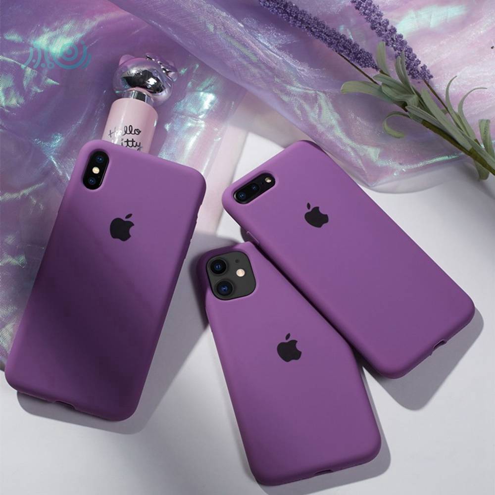 Hot Sale Purple Silicone Casing Original Iphone Se2 Ip11 Pro Max Iphone 6s 7plus 8p I6 Iphone 12 Pro Max 12 Mini Silicone Case Ipx Xr Xs Ma Shopee Philippines