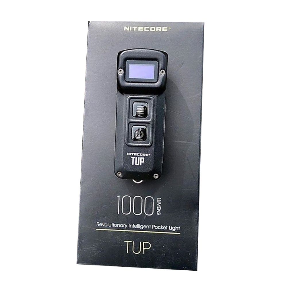Nitecore TUP 1000 Lumens Rechargeable Pocket EDC Flashlight (Black), FL ...