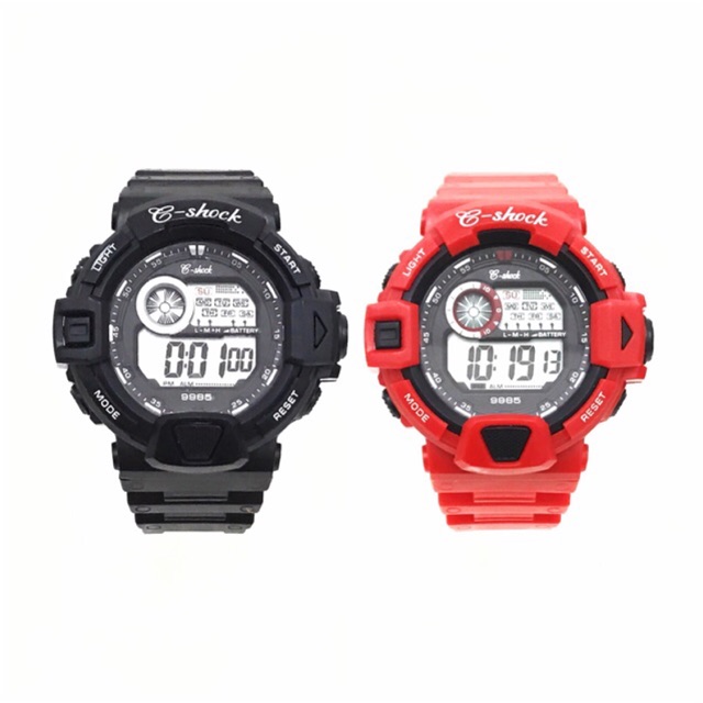c shock digital watch