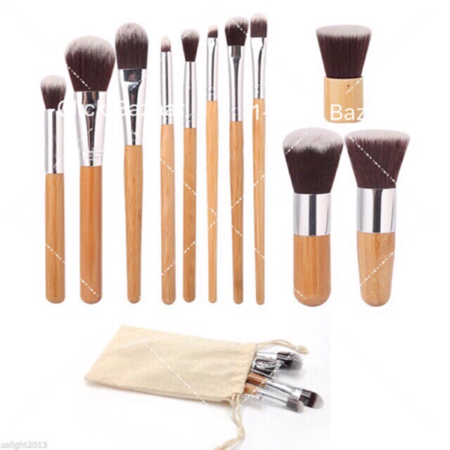 11pcs. Bamboo Brush Set Shopee Philippines