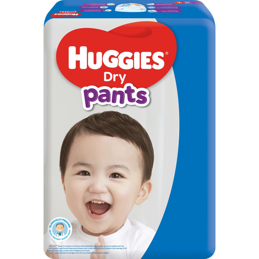 Huggies Dry Pants Large 46 Pieces Shopee Philippines