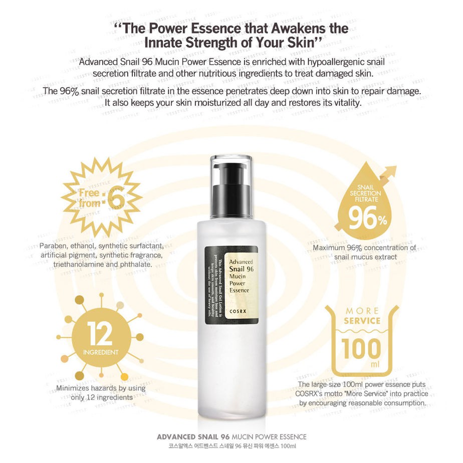 manfaat cosrx advanced snail 96 mucin power essence