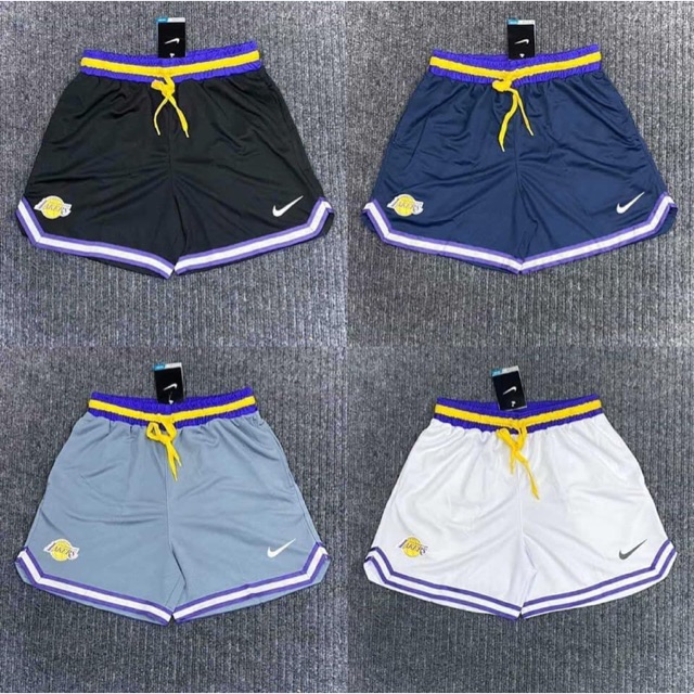 lakers dri fit shorts