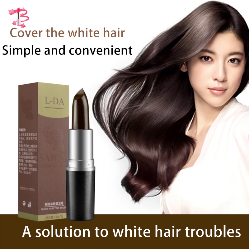 Pure Plant Hair Dye Stick Fast Dyeing Hair Covering White Hair