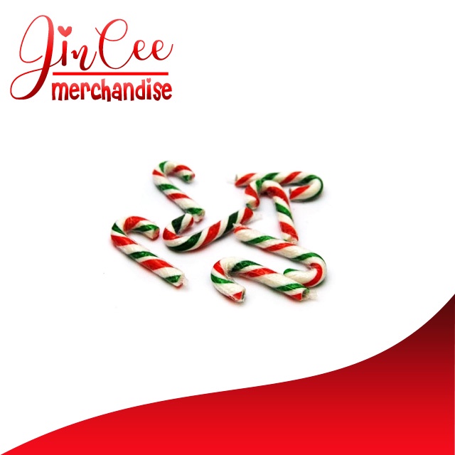 Candy Cane Peppermint / Strawberry Cream Candy 5cm Shopee Philippines