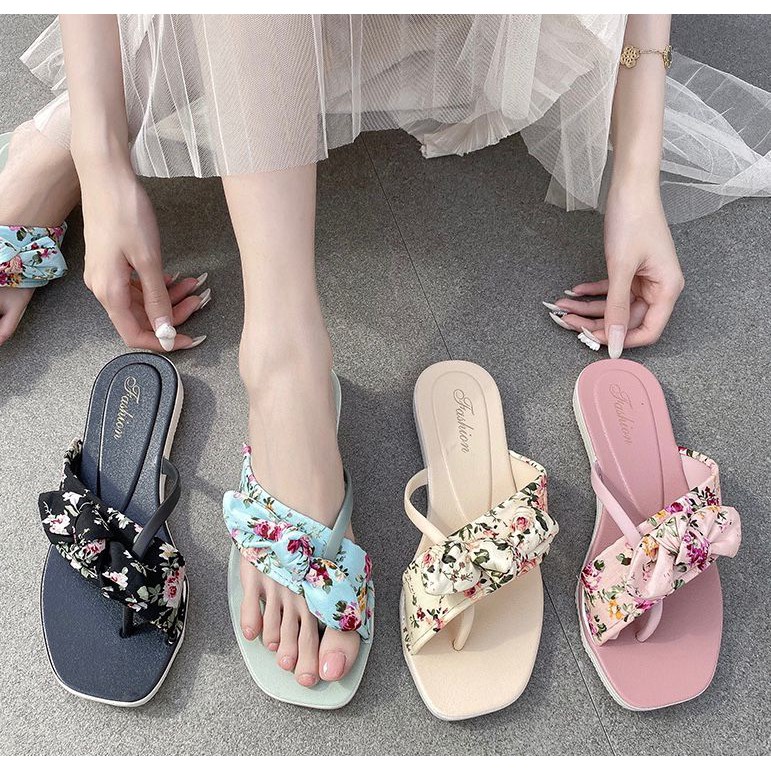 【gxg】New fashion korean flat slippers for women's outer sandals ...