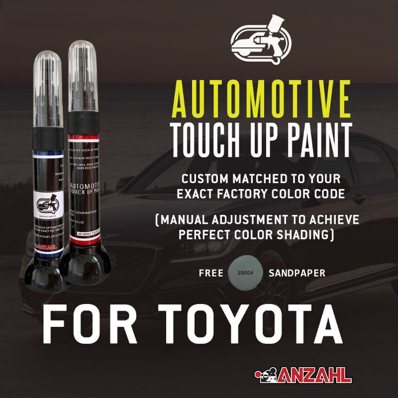 TOUCH UP PAINT FOR TOYOTA CONCEALER PEN SCRATCH 040 211 1G3 W09 218 R71 8X2 070 058 6W4 TOUCH