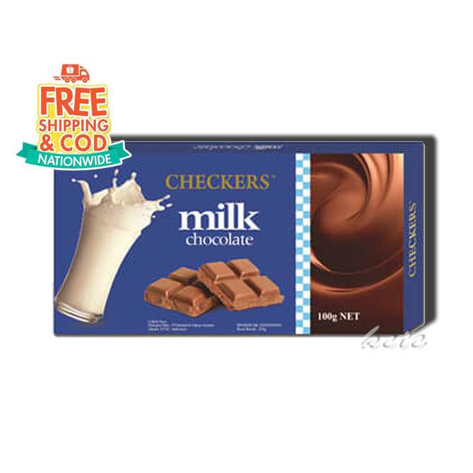 CHECKERS Milk Chocolate 100G Shopee Philippines
