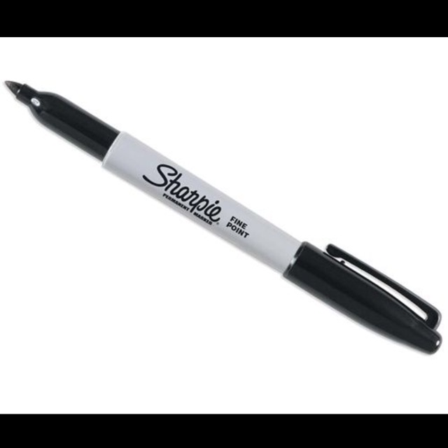 black marker