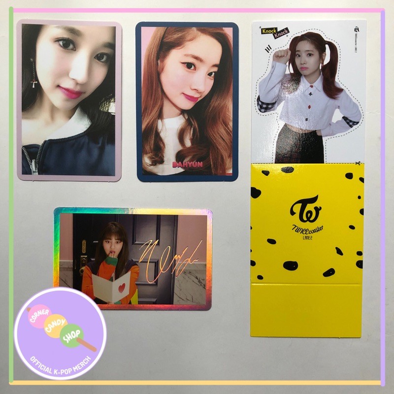 Twice Signal Knock Knock Official Album Photocards Shopee Philippines