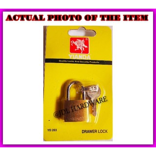 2105 YIANDA Pad Lock 30MM Home Security Anti-Theft Padlocks with Keys Top Grade High Quality #5