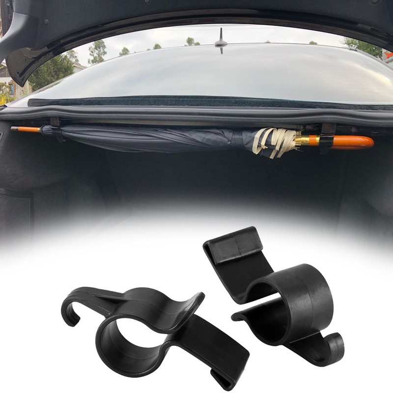1Pc Car Trunk Umbrella Storage Hook Rack / Plastic Hook Umbrella Holder