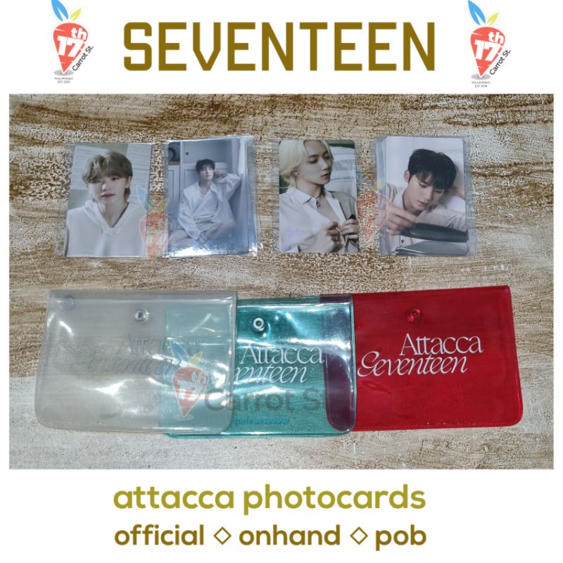 Seventeen Attacca Photocard Weverse Pob | Shopee Philippines