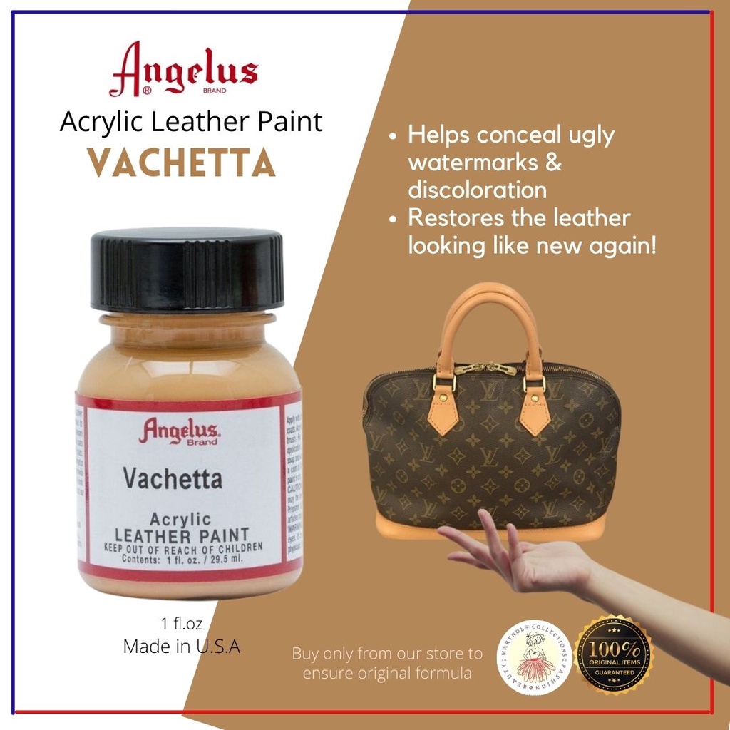 painting vachetta leather