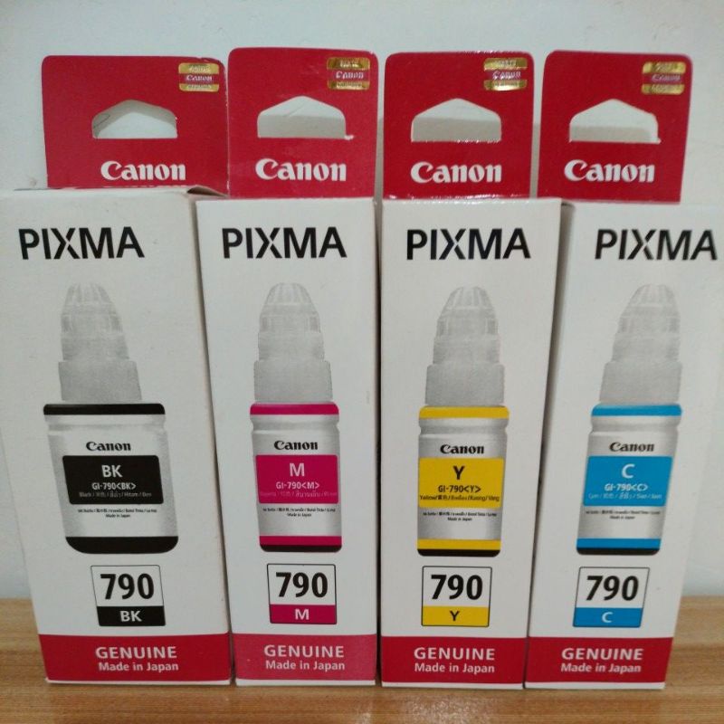 Pixma 790 Genuine Ink Set Of 4 Colors (black, Yellow, Magenta, Cyan 