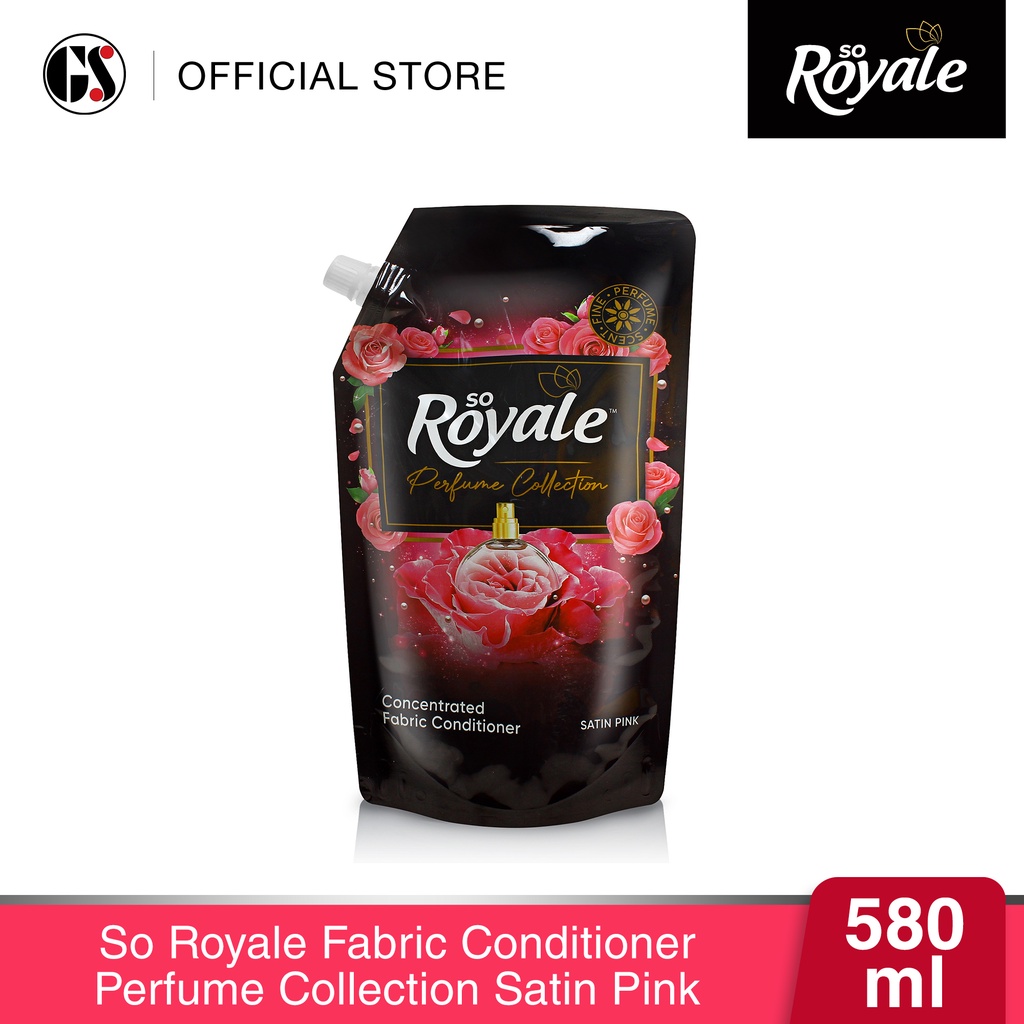 So Royale Fabric Conditioner Perfume Satin Pink 580mL Shopee Philippines