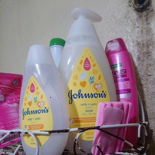 Johnson's Milk+Oats Bath 500ml Shopee Philippines