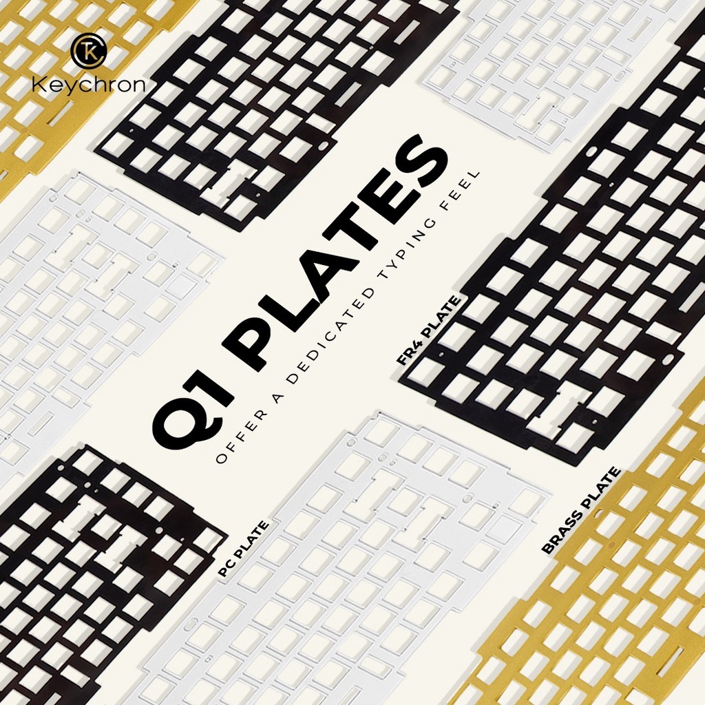  Keychron Q1 [ FR4 / Polycarbonate / Brass ] Plate Shopee Philippines