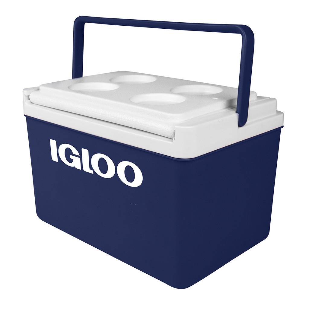 igloo quart maxcold cooler blue navy 40 qt