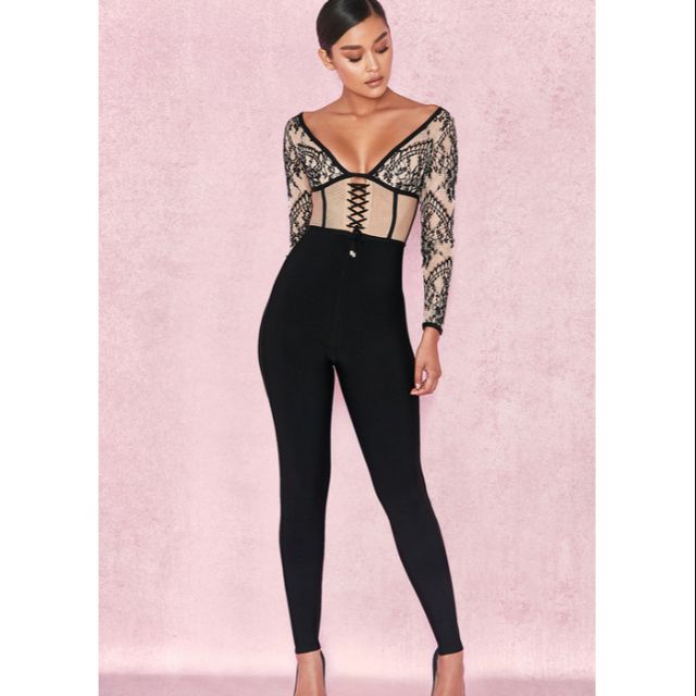 house of cb bandage jumpsuit