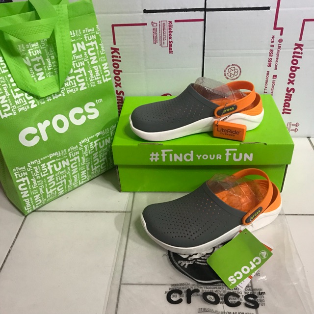 crocs literide orange