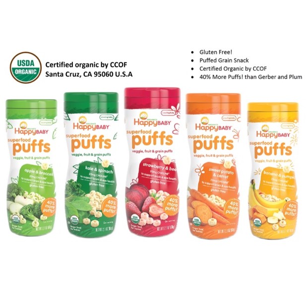 happy baby puffs canada