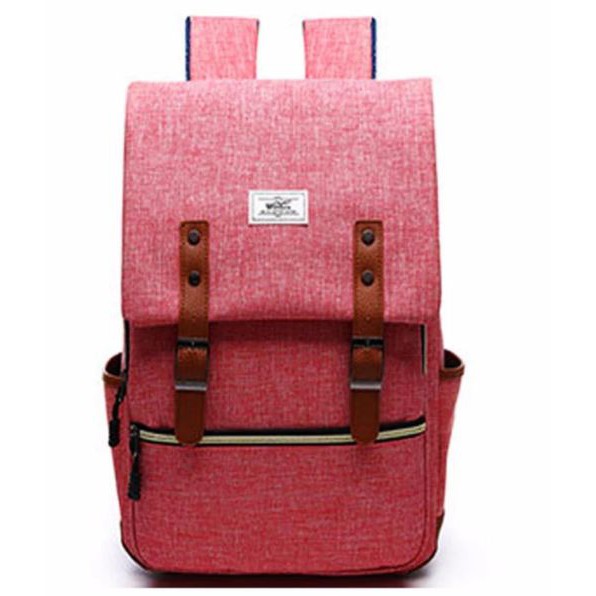 Wowang Unisex Travel Laptop Backpack(Pink) Shopee Philippines