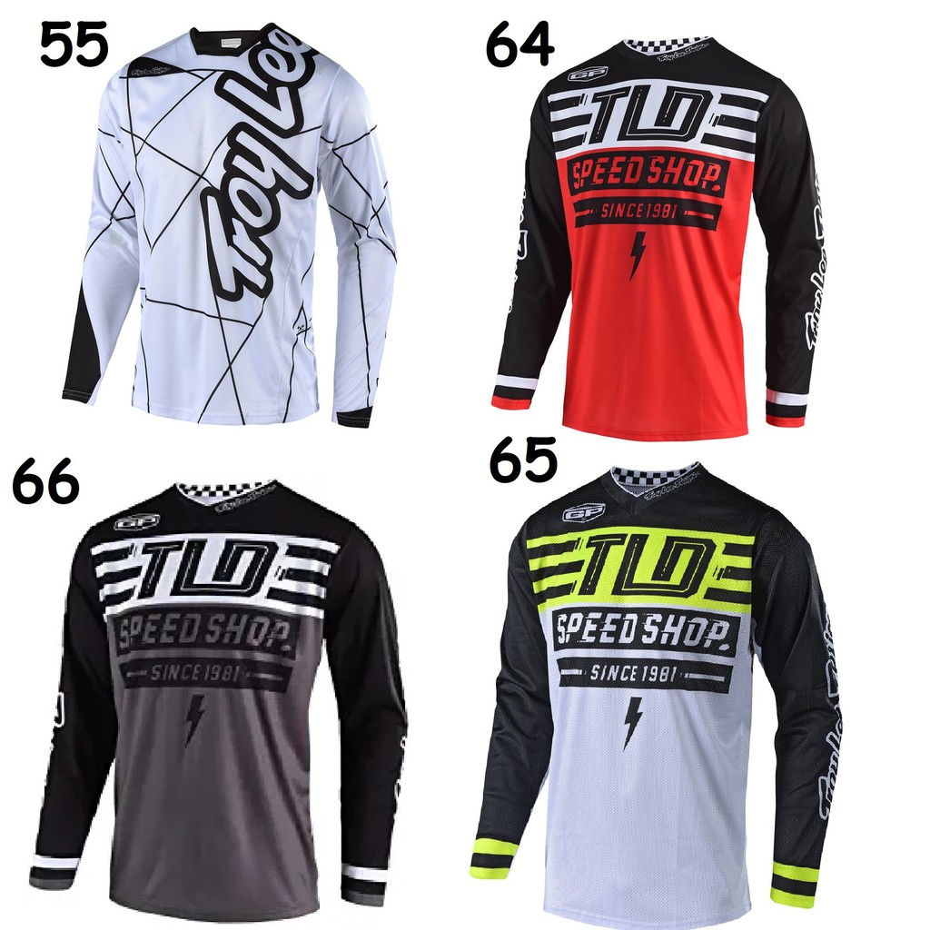 Special Price Tld Mtb Motocross Long Sleeve Jersey Polyester 55 64 66 ...