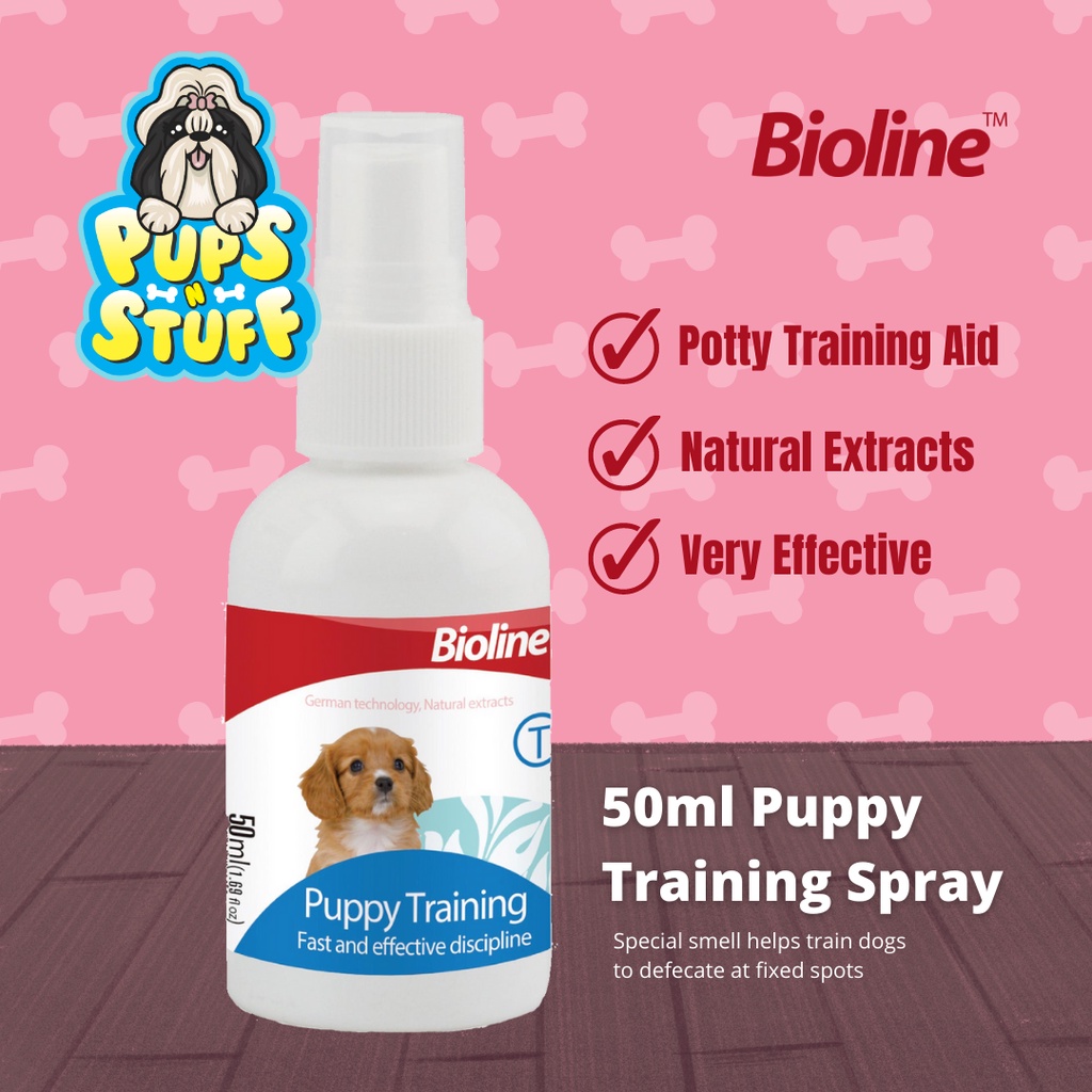 Bioline Puppy Potty Training Spray (50ml) Shopee Philippines