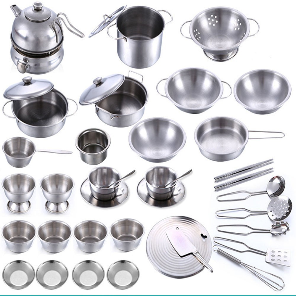 Children's Cooking Game Stainless Steel 