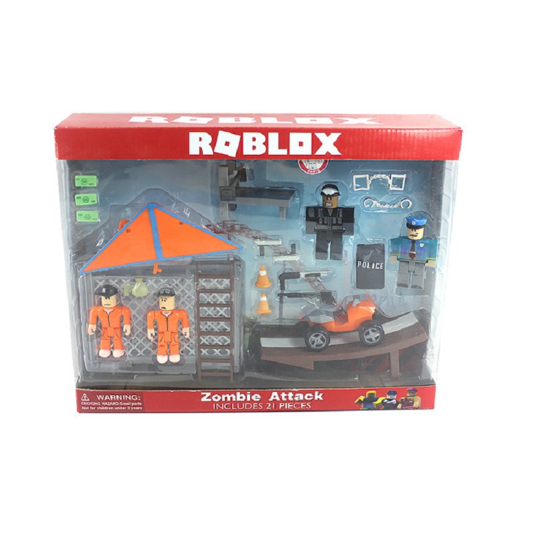 Roblox Jailbreak Zombie 4 Figure Roblox Jailbreak Great Escape Set 7cm Model Dolls Toys