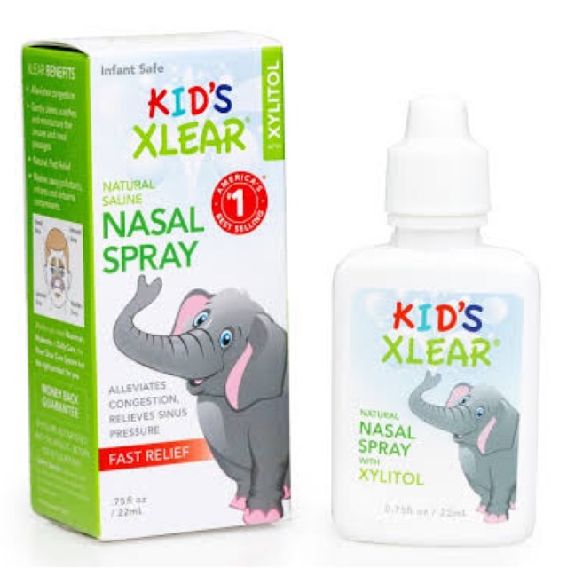 saline nose spray for kids