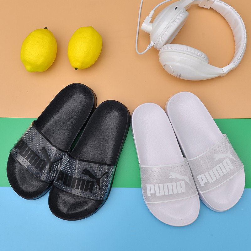 puma slippers transparent