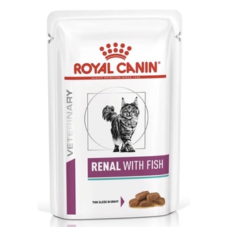 Royal Canin Renal With Fish Wet Cat Food 85g per pouch