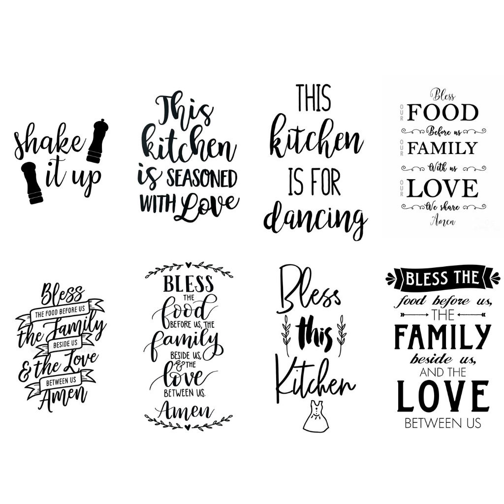 Laminated Wall Decor for Kitchen (A4 Size) | Shopee Philippines