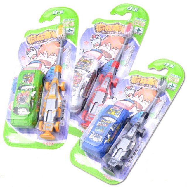 Children's toothbrush free toy for 3-12 years old