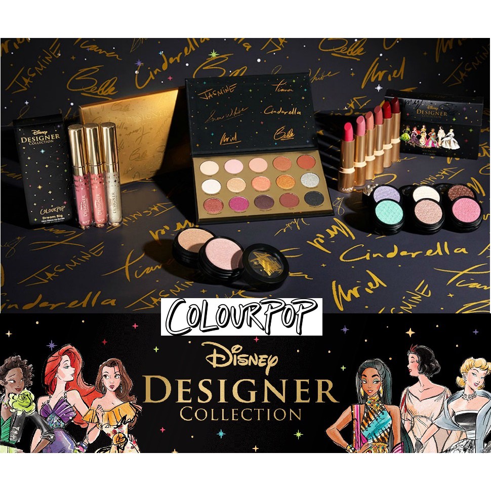 colourpop disney designer pr collection