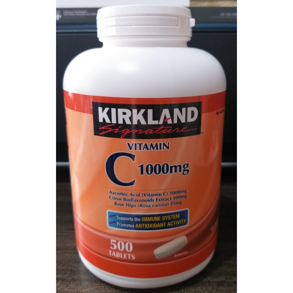 Kirkland Signature Vitamin C 1000 Mg 500 Tablets Shopee Philippines