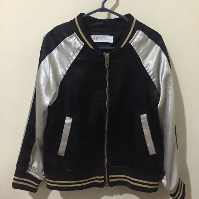 girl bomber jacket h&m