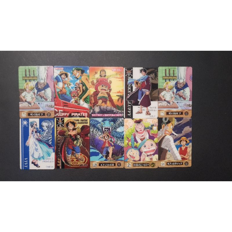 Bandai One Piece Thick Plastic Cards Jpn Official Merchandise Shopee Philippines