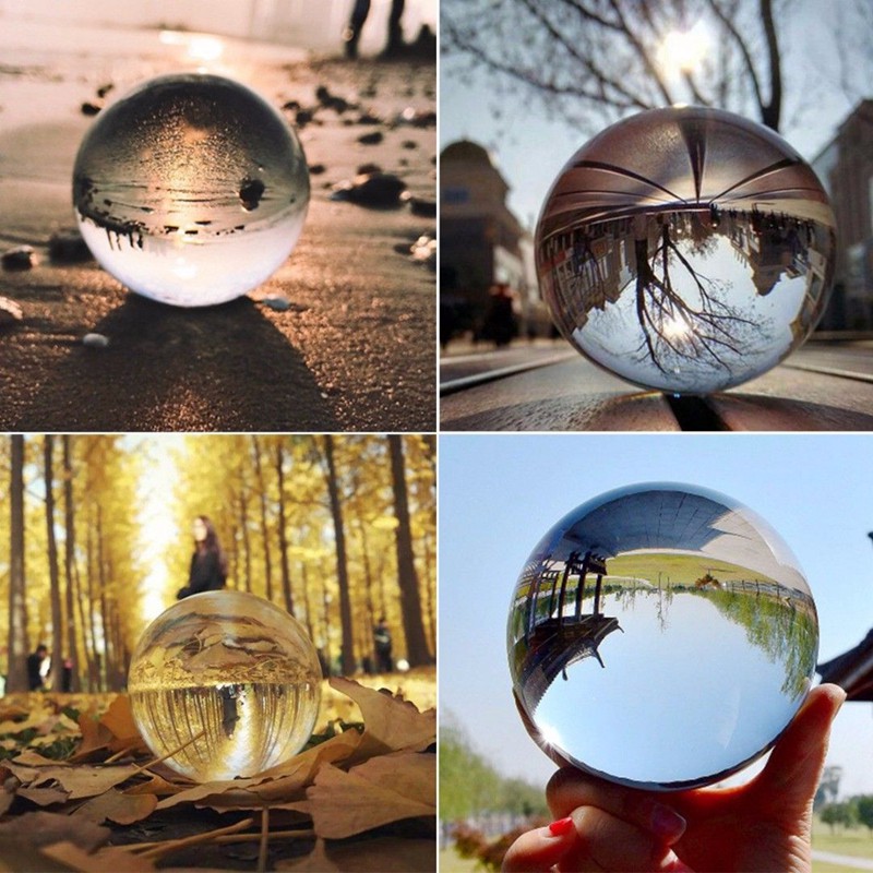 Clear Glass Crystal Ball Healing Sphere Photography Lens Ball 50mm Shopee Philippines